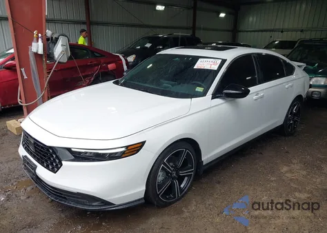 2025 Honda Accord Hybrid Sport из США, поврежденный, VIN 1HGCY2F50SA009753